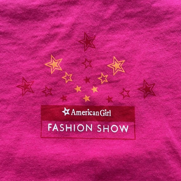 Rare AG American Girl Fashion Show Flutter Sleeve Tee Top Girl Sized 7 - Picture 1 of 3
